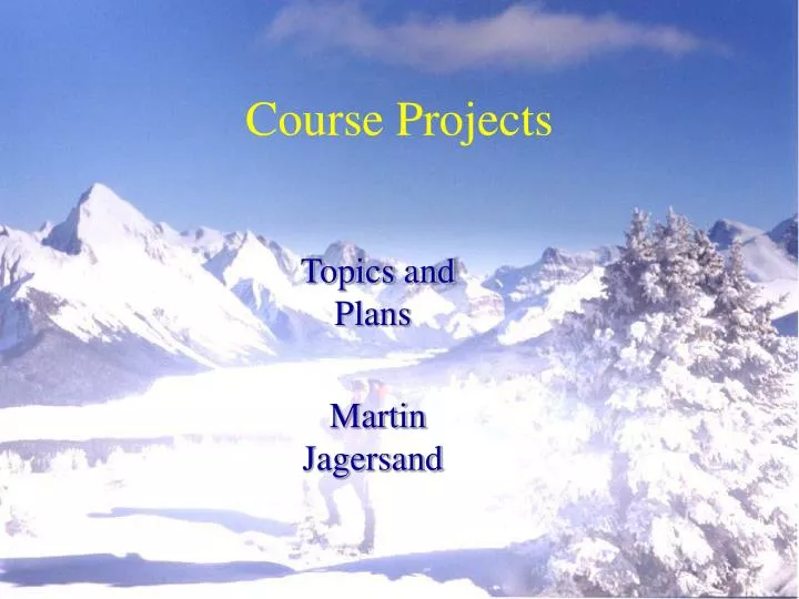 course projects