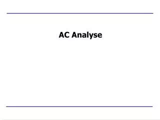 ac analyse