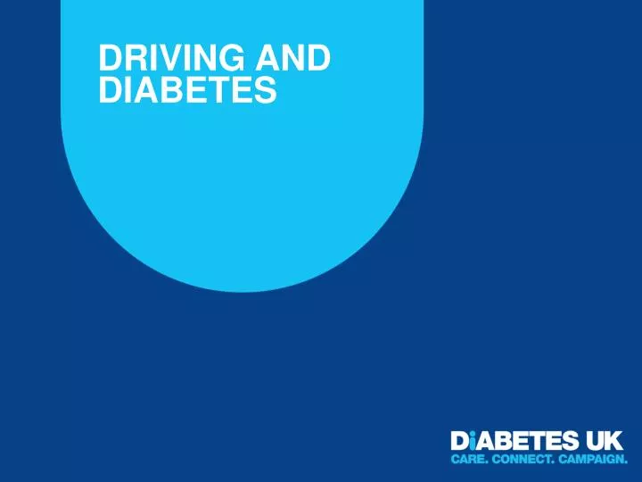 driving and diabetes