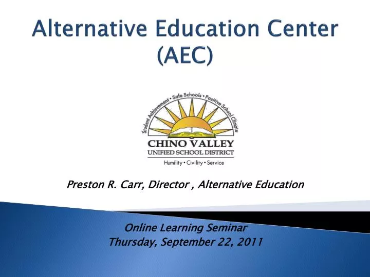 alternative education center aec