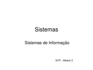 sistemas