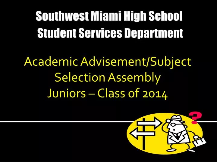 southwest miami high school student services department