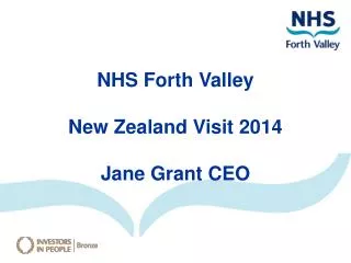 NHS Forth Valley New Zealand Visit 2014 Jane Grant CEO