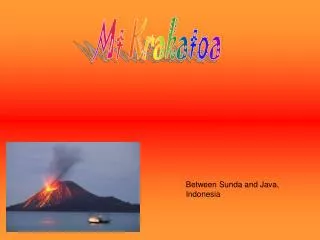 Mt Krakatoa
