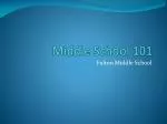 Supporting Middle School Students Through Changes - slide 1