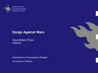 Songs Against Wars