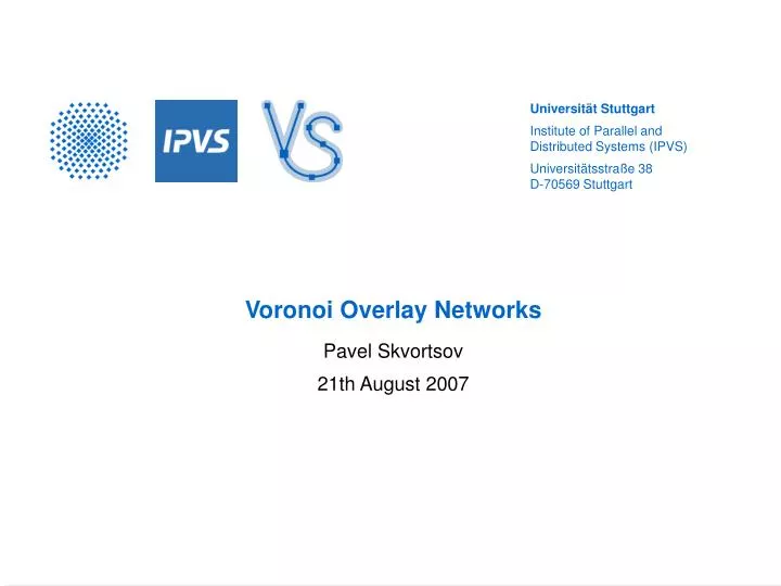voronoi overlay networks