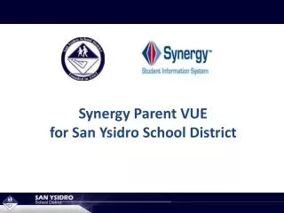 Synergy Parent VUE for San Ysidro School District