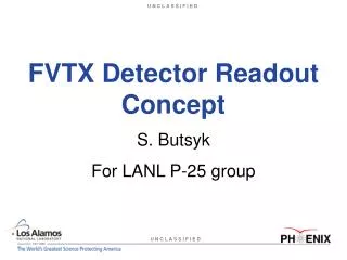 FVTX Detector Readout Concept