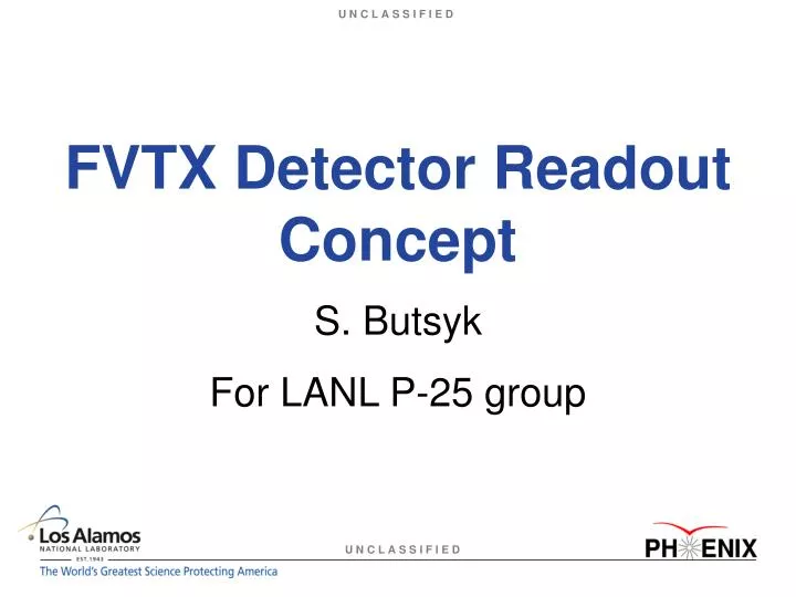 fvtx detector readout concept