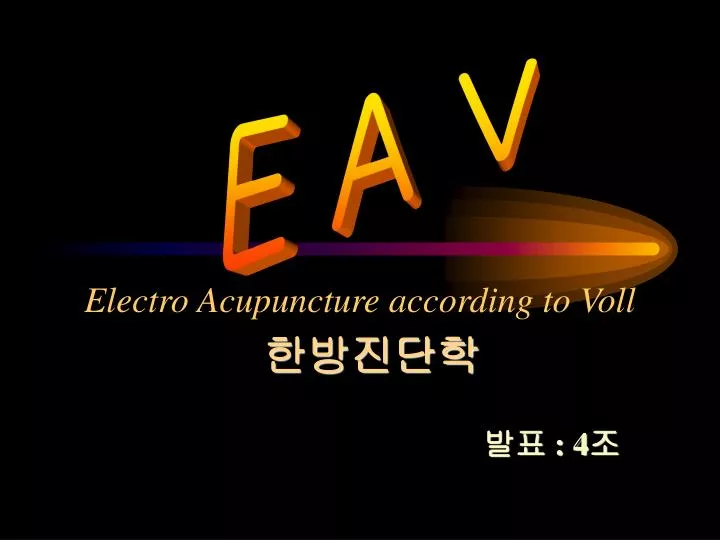 electro acupuncture according to voll