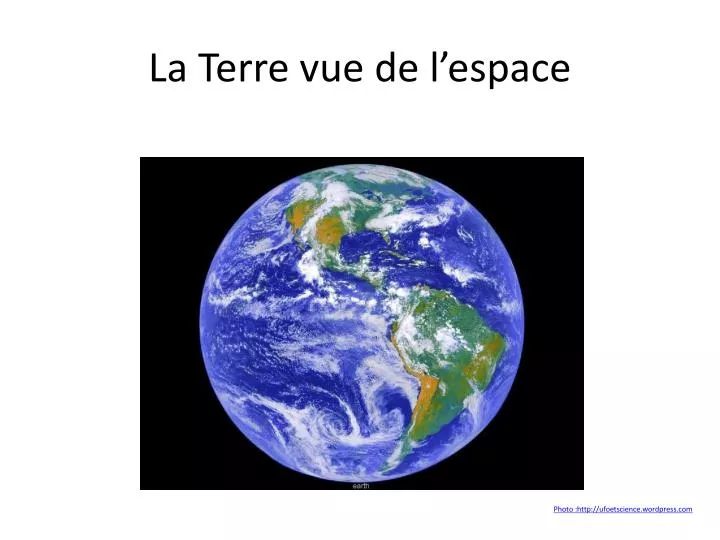 la terre vue de l espace