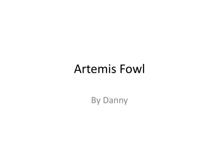 artemis fowl