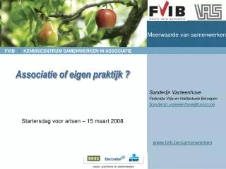 associatie of eigen praktijk