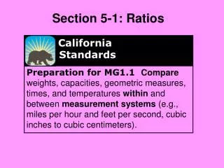 California 	 Standards