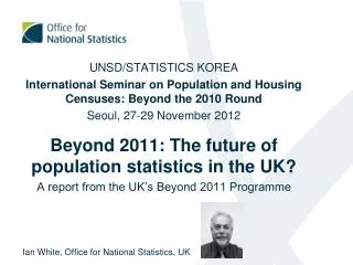 UNSD/STATISTICS KOREA