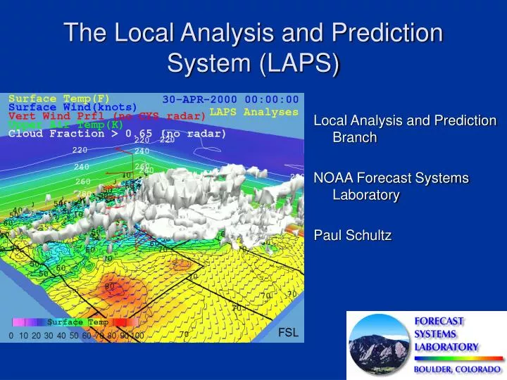 the local analysis and prediction system laps