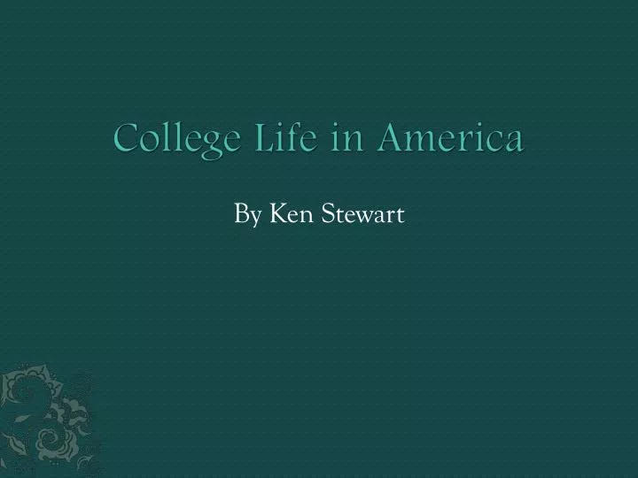 college life in america
