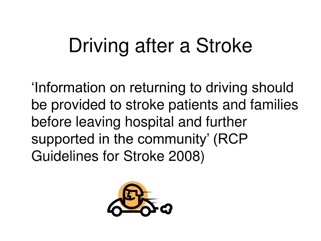 Who Determines If You Can Drive After A Stroke