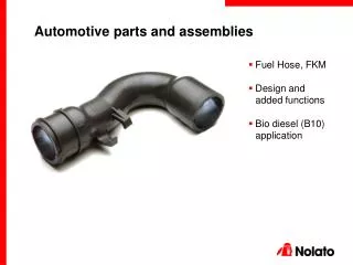 Automotive parts and assemblies