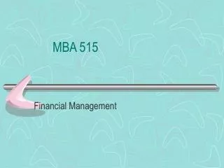 MBA 515