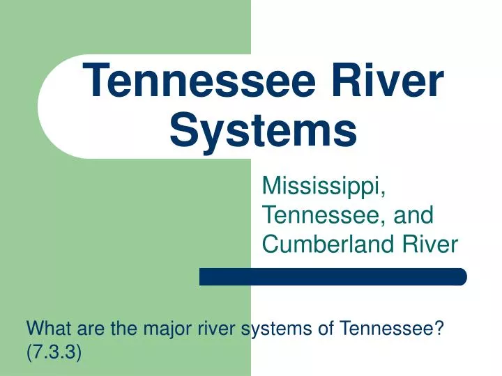 tennessee river systems