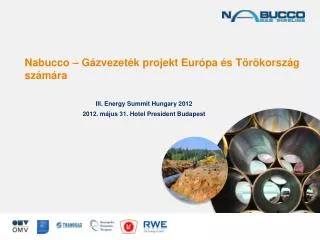 Nabucco – Gázvezeték projekt Európa és Törökország számára