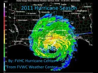 2011 Hurricane Season