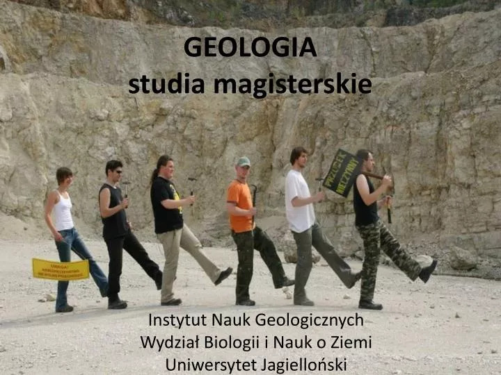 geologia studia magisterskie