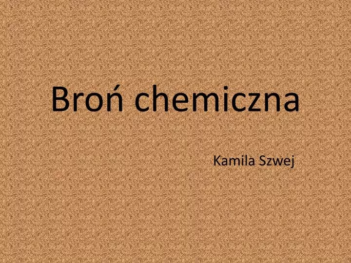 bro chemiczna