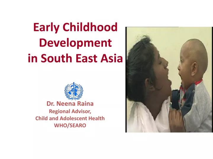 early childhood development in south east asia