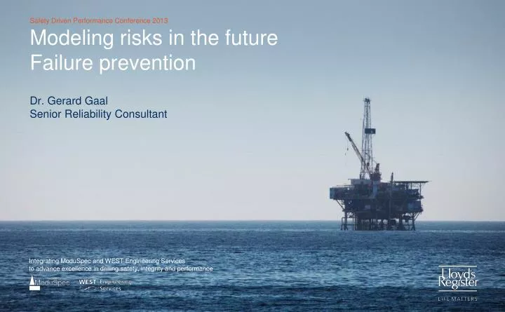 modeling risks in the future failure prevention