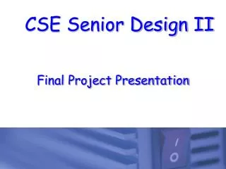 Final Project Presentation