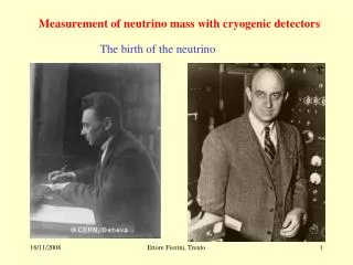 Measurement of neutrino mass with cryogenic detectors