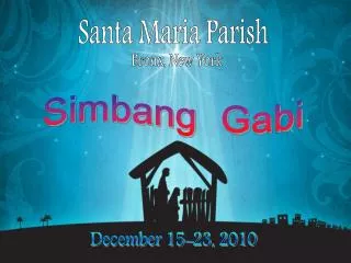 Simbang Gabi