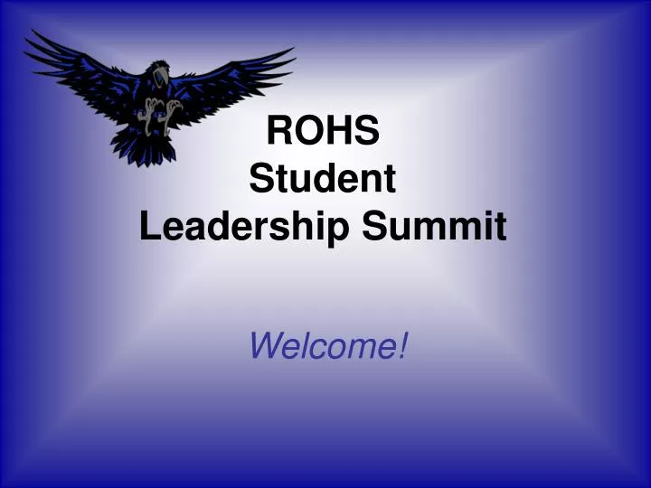 rohs student leadership summit