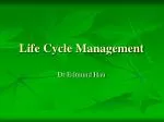 Life Cycle Management - slide 1