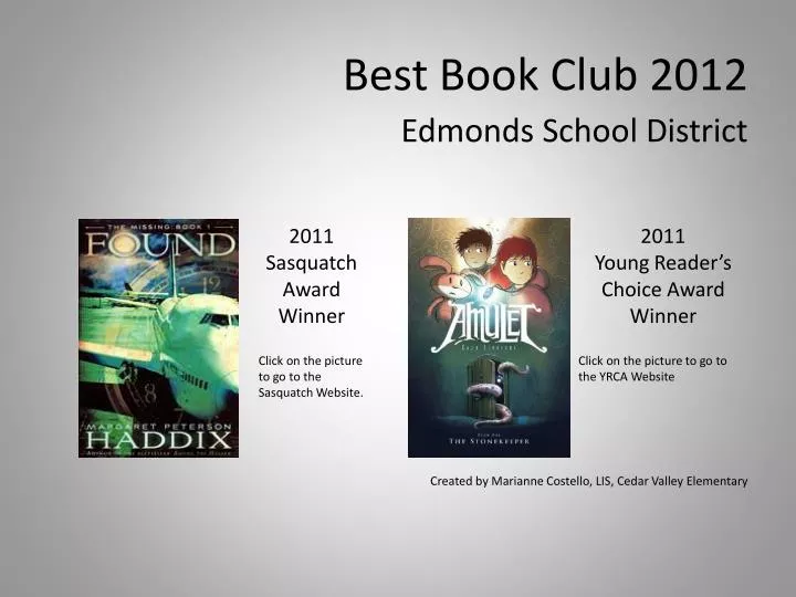 best book club 2012