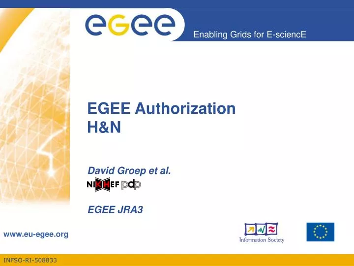 egee authorization h n