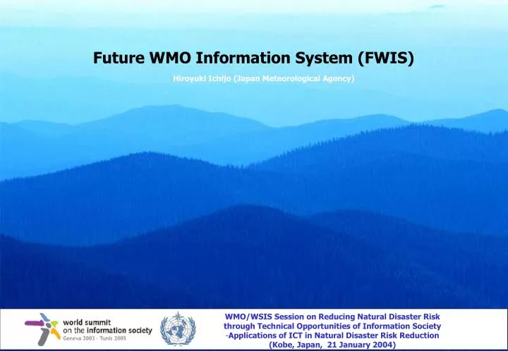future wmo information system fwis