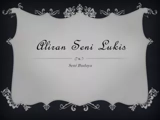 aliran seni lukis