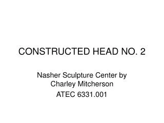 CONSTRUCTED HEAD NO. 2