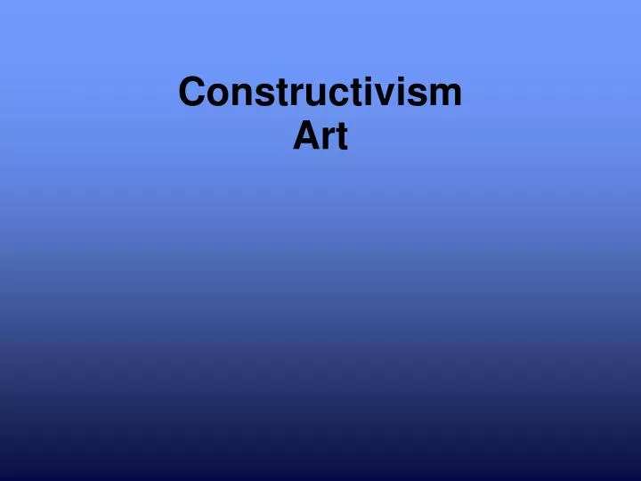 constructivism art