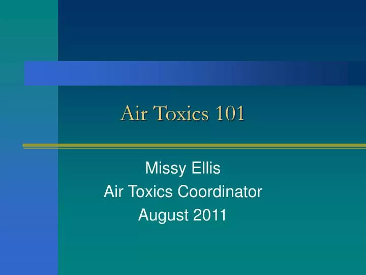 air toxics 101