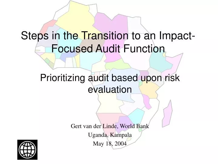 steps in the transition to an impact focused audit function