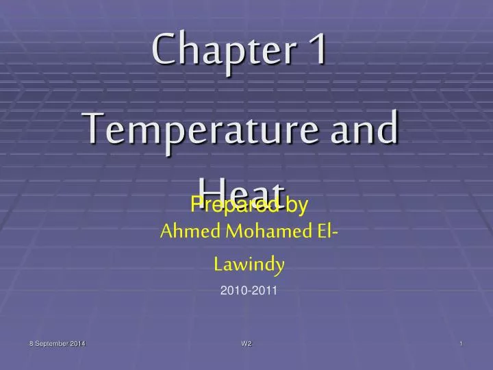 chapter 1 temperature and heat