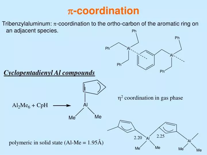 p coordination