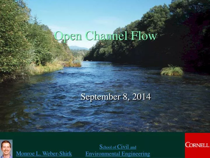 open channel flow
