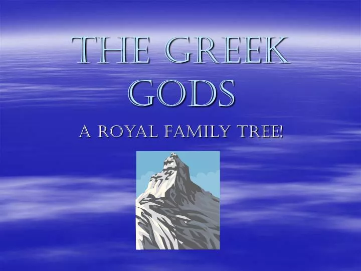 the greek gods