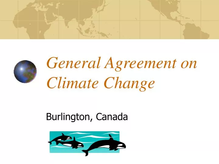 general agreement on climate change